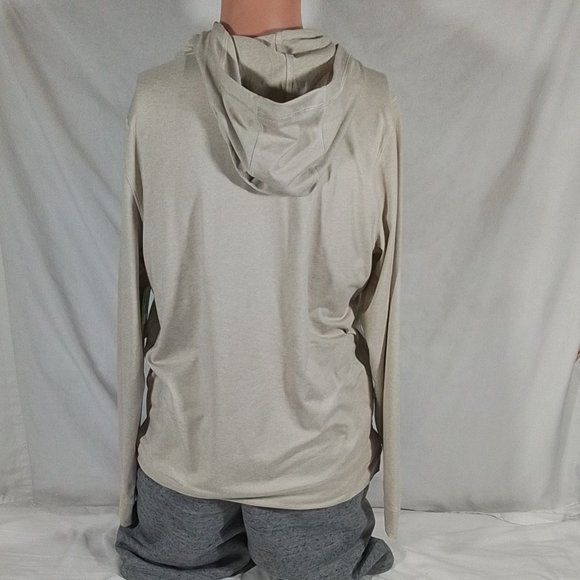 Men's 365 Pullover Hoodie Light Sand Pure White Size Medium-New with Tags - Picture 3 of 4